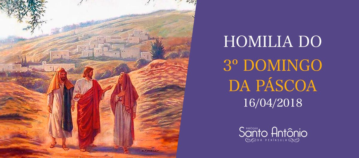 Homilia do 3º Domingo da Páscoa - Pe. Marciano