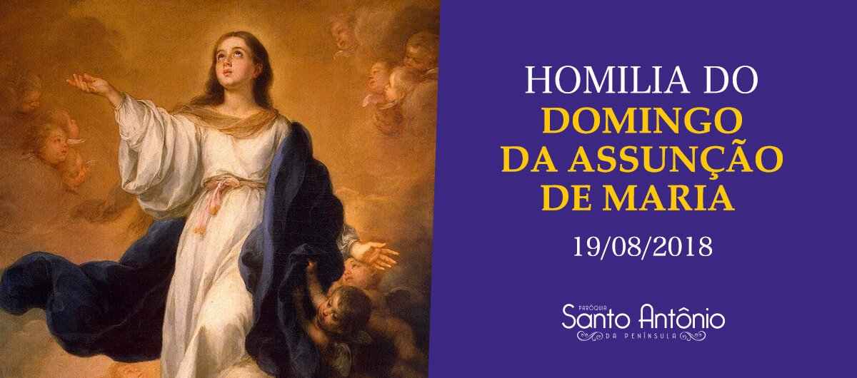 Homilia do Domingo da Assunção de Maria - Pe. Marciano