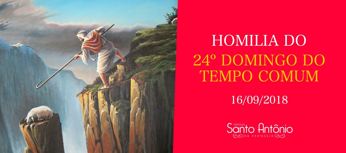 Homilia do 24º Domingo do Tempo Comum