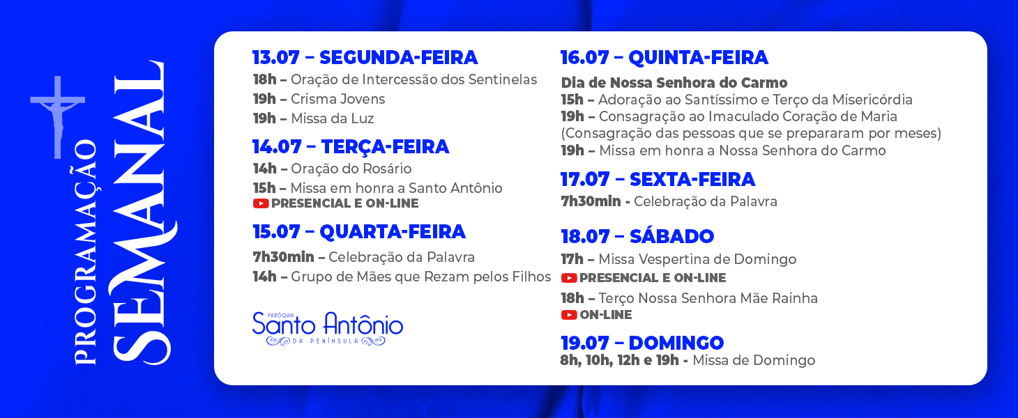 PROGRAMAÇÃO SEMANAL
